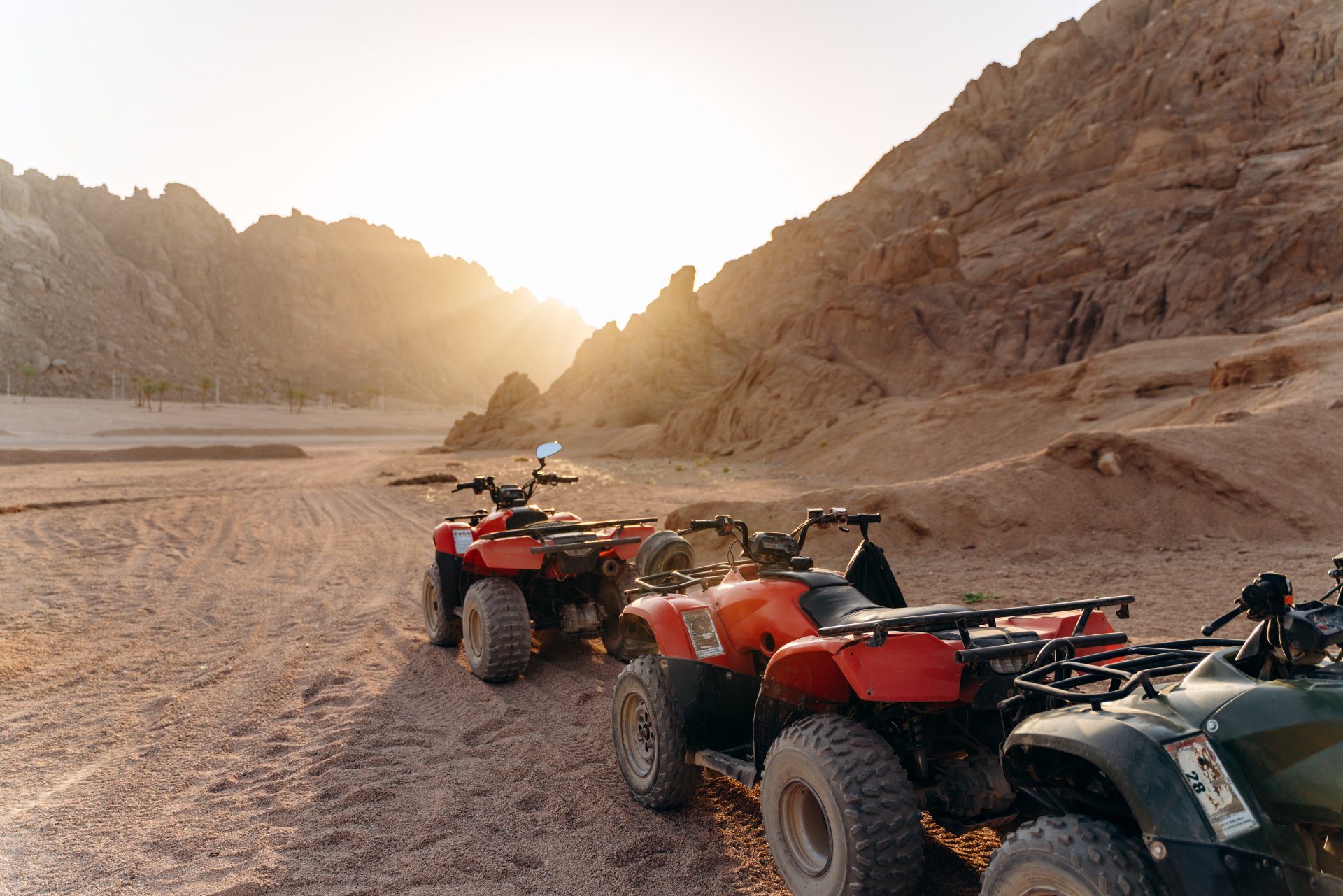 column-of-atvs-in-the-desert-at-sunset-sunny-dese-2023-11-27-05-35-41-utc