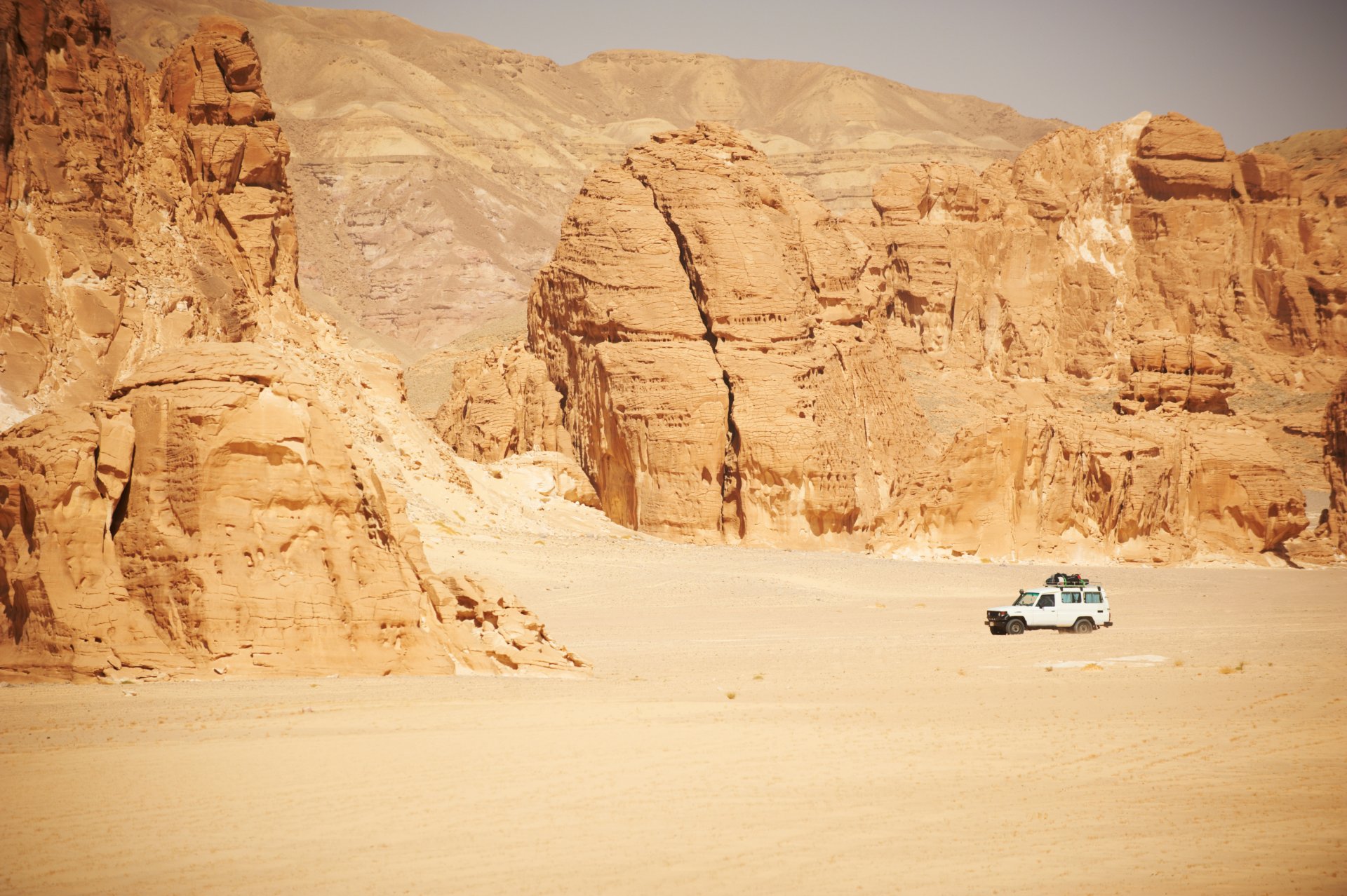 landscape-of-sinai-desert-with-rocks-and-jeep-for-2023-11-27-05-20-19-utc